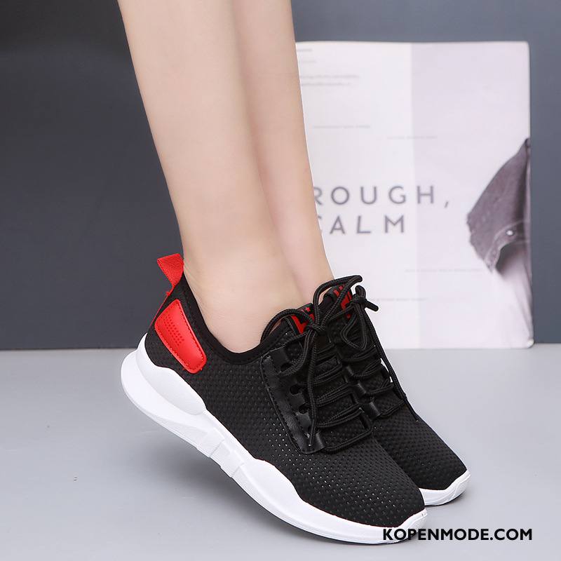 Sportschoenen Dames Ademende Mode Casual Loopschoenen Trend Student Zwart