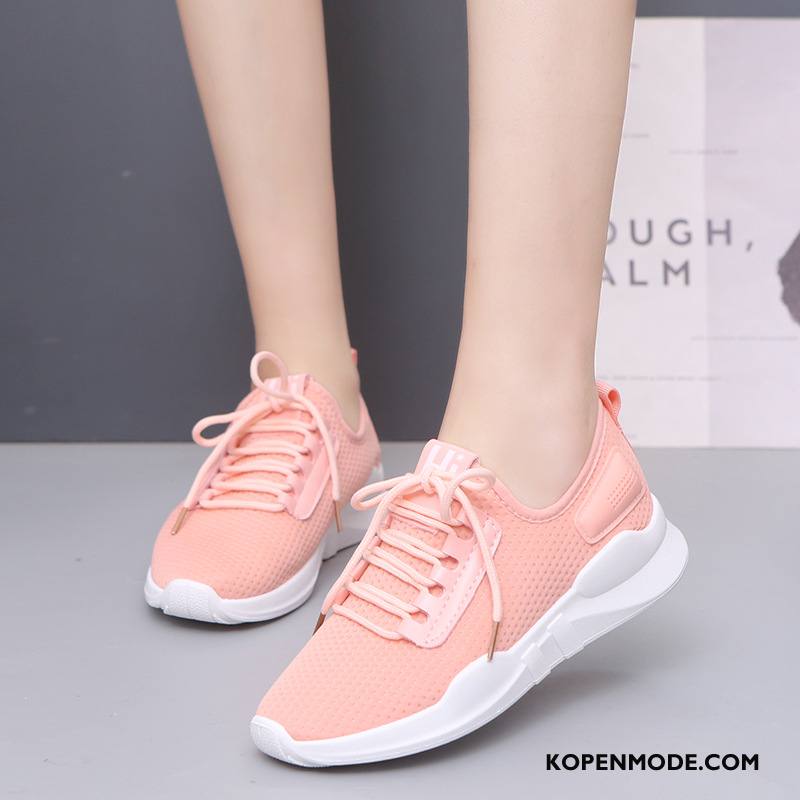 Sportschoenen Dames Ademende Mode Casual Loopschoenen Trend Student Zwart