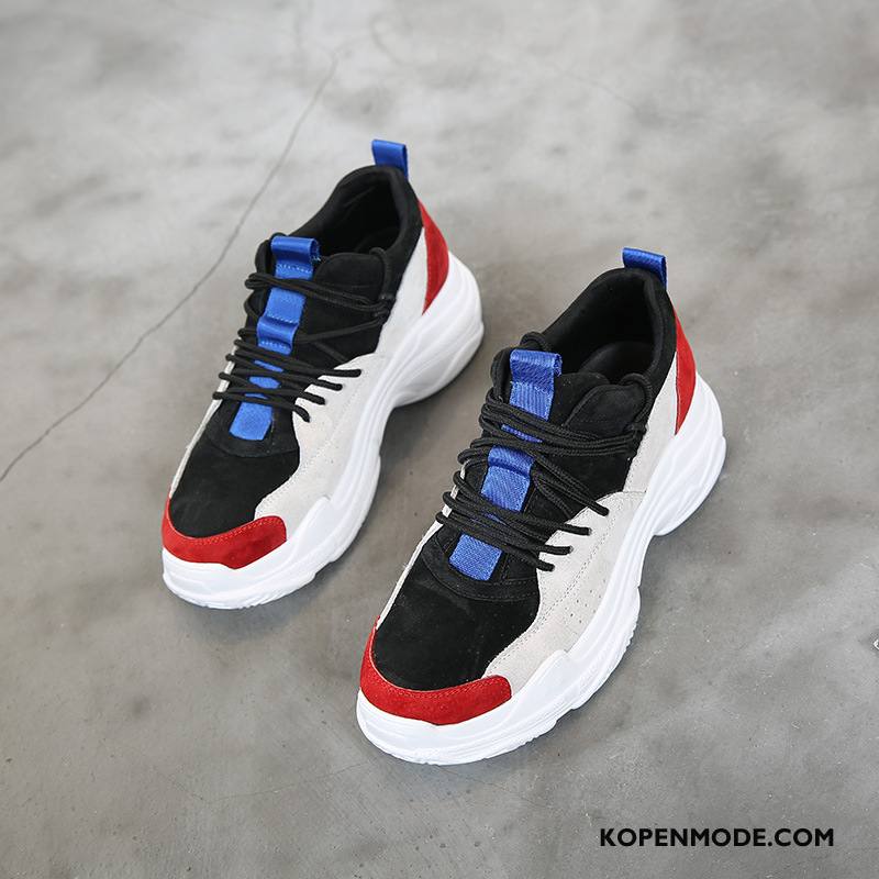 Sportschoenen Dames Casual Vrouwen Platform 2018 Super Loopschoenen Blauw Rood