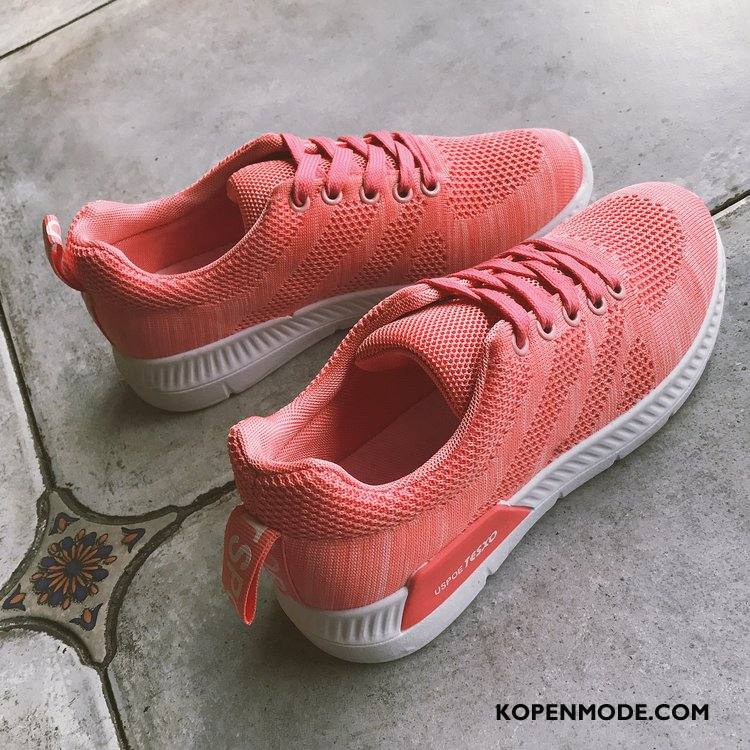 Sportschoenen Dames Zomer Casual Loopschoenen Student Alle Wedstrijden Pumps Rood