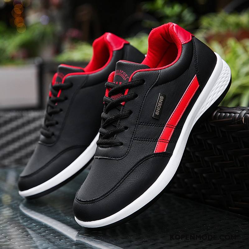 Sportschoenen Heren Mannen Casual Running Skateboard Schoenen Antislip Trend Zwart