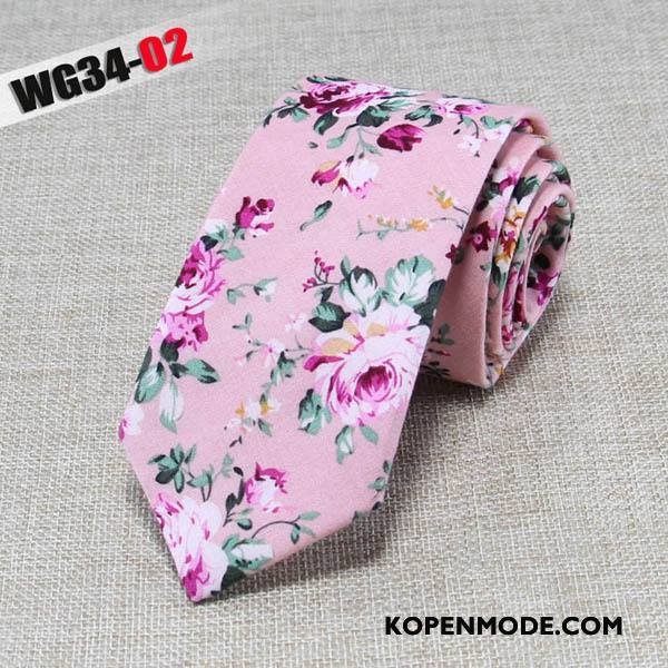 Stropdassen Heren Mode Business Doek Mini 6 Centimeter Van Katoen Zwart