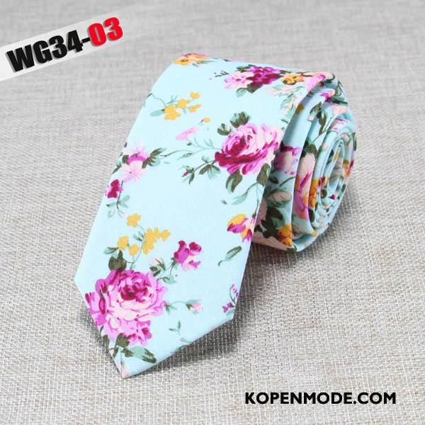 Stropdassen Heren Mode Business Doek Mini 6 Centimeter Van Katoen Zwart