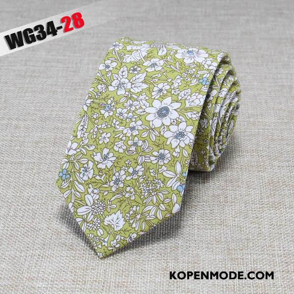 Stropdassen Heren Mode Business Doek Mini 6 Centimeter Van Katoen Zwart