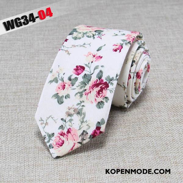 Stropdassen Heren Mode Business Doek Mini 6 Centimeter Van Katoen Zwart