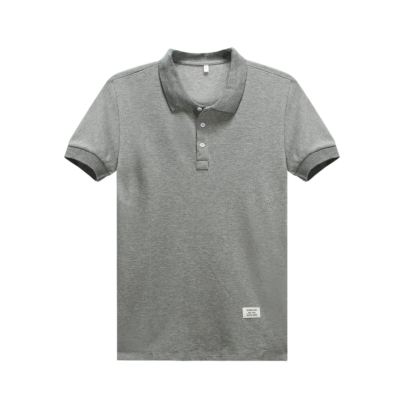 T-shirts Heren Korte Mouw Trend Hemdkraag Slim Fit Polo Effen Kleur Rood