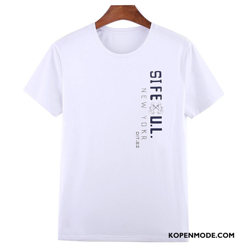 T-shirts Heren Voorjaar Nieuw Jasje Trend Mannen Onderhemd Grijs