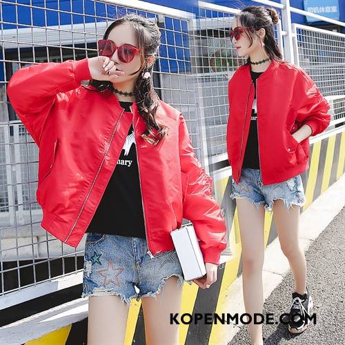 Trenchcoat Dames Jeugd Mode 2018 Dunne Voorjaar Populair Rood