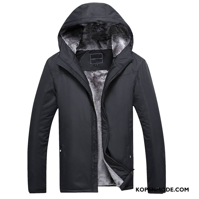 Trenchcoat Heren Outdoor Jeugd Mannen Jas 2018 Hoodie Donkerblauw