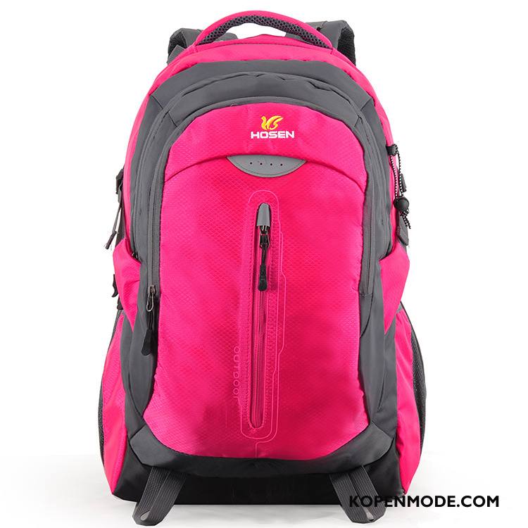 Wandelrugzak Dames Tas Reis Casual Student Schooltas Gemiddelde Grijs