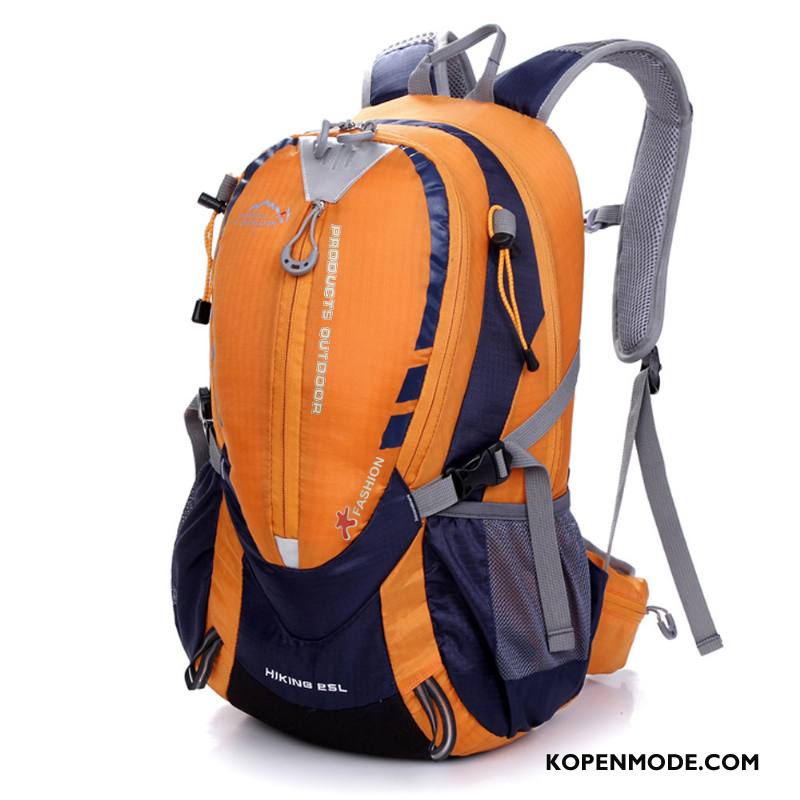 Wandelrugzak Heren Grote Capaciteit Alpinisme Sport Casual Outdoor Tas Oranje