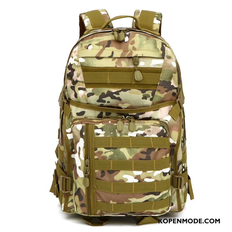 Wandelrugzak Heren Outdoor Sport Tas Reizen Groot Alpinisme Camouflage Bruine