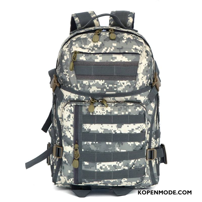 Wandelrugzak Heren Outdoor Sport Tas Reizen Groot Alpinisme Camouflage Bruine