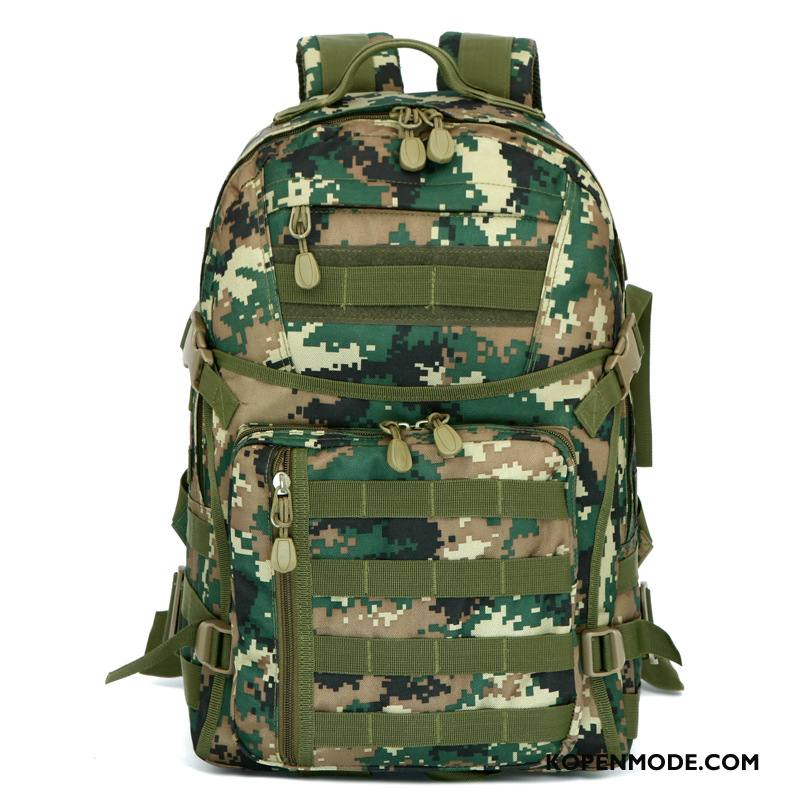 Wandelrugzak Heren Outdoor Sport Tas Reizen Groot Alpinisme Camouflage Bruine