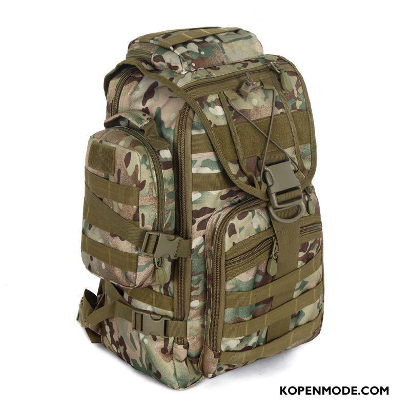 Wandelrugzak Heren Reizen Alpinisme Tactiek Tas Outdoor Sport Camouflage