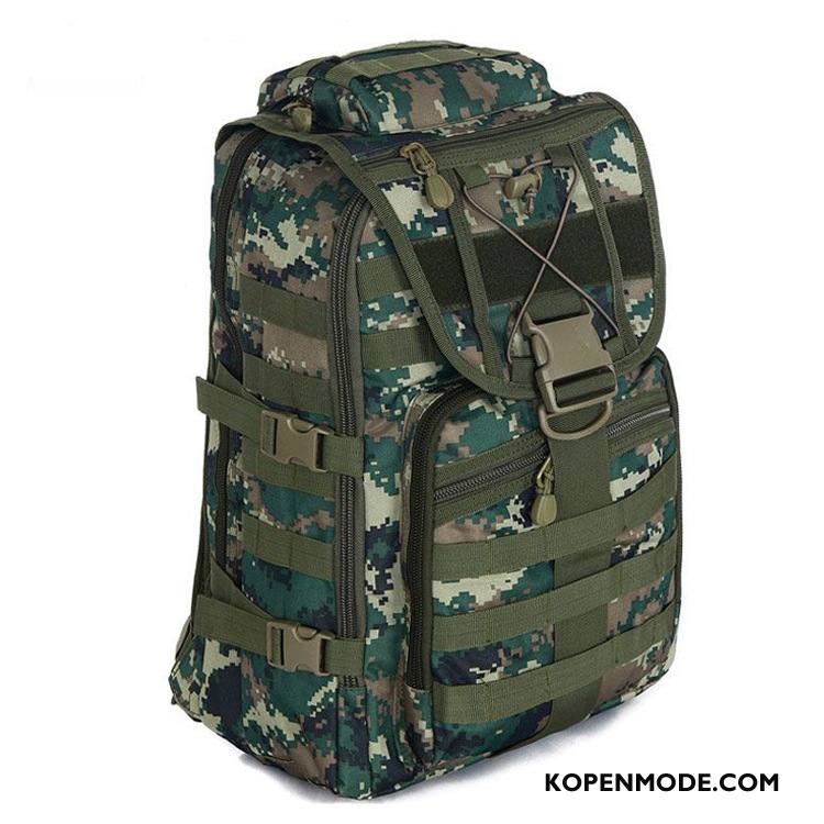 Wandelrugzak Heren Reizen Alpinisme Tactiek Tas Outdoor Sport Camouflage