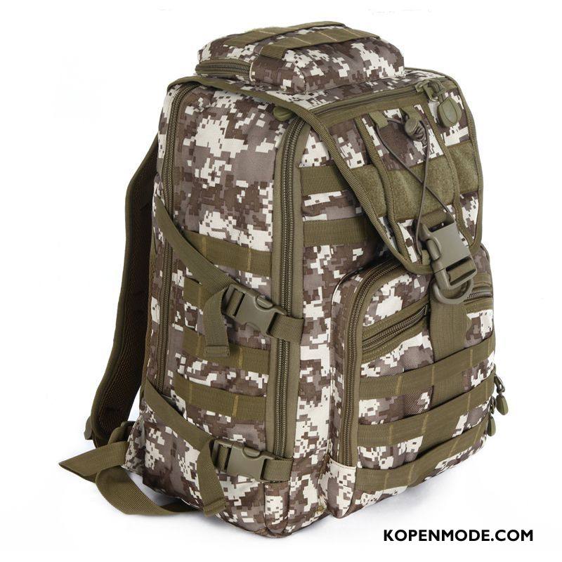 Wandelrugzak Heren Reizen Alpinisme Tactiek Tas Outdoor Sport Camouflage