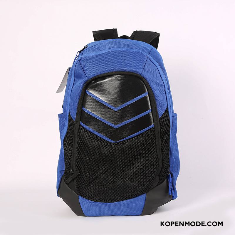 Wandelrugzak Heren Student Sporttas Reizen Casual Mannen Schooltas Blauw