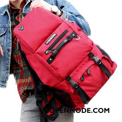 Wandelrugzak Heren Tas Alpinisme Grote Capaciteit Outdoor Reis Casual Rood