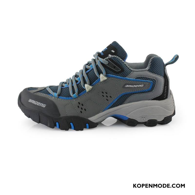 Wandelschoenen Heren Outdoor Lovers Slijtvastheid Ademende Sport Waterdicht Blauw