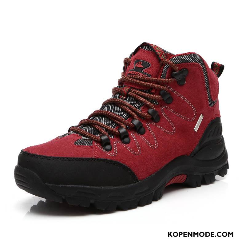 Wandelschoenen Heren Slijtvastheid Alpinisme Mannen Lovers Outdoor Antislip Groen