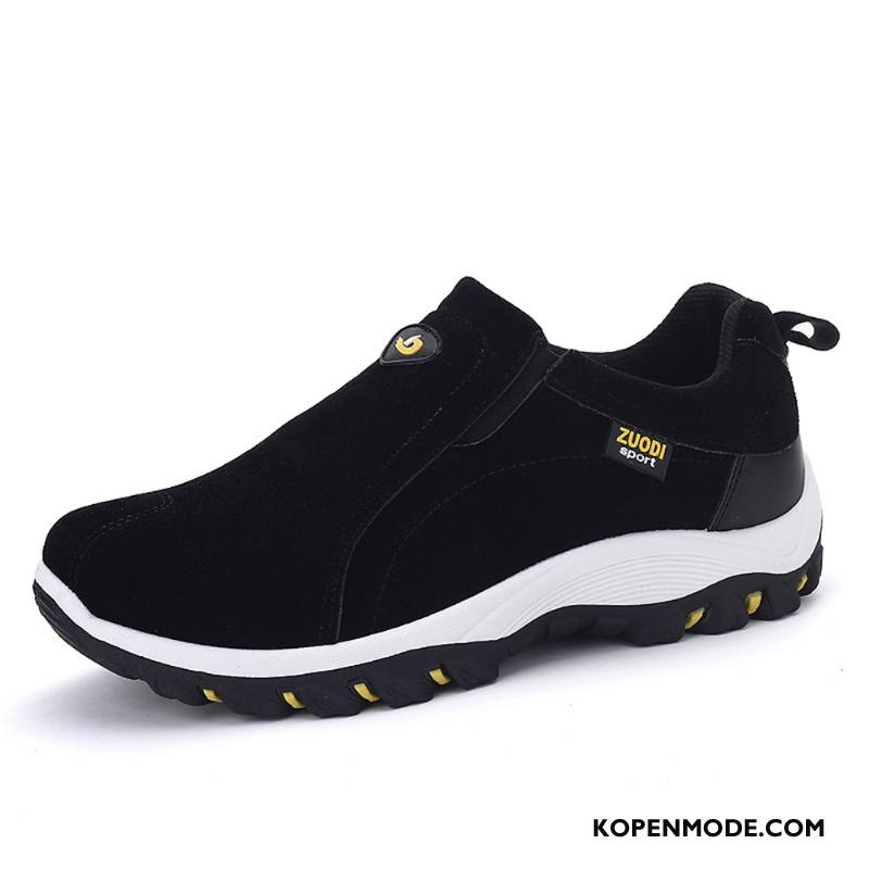 Wandelschoenen Heren Slip On Mannen Grote Maten Outdoor Grijs