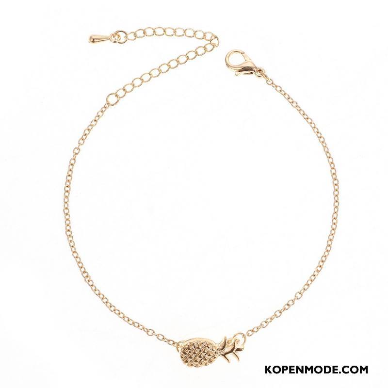 Zilveren Sieraden Dames Nieuw Mode Fruit Armbanden Schattig Trend Zilver Goud