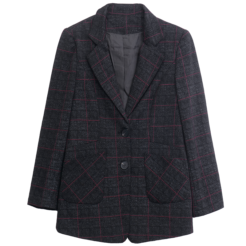 Blazer Dames Mini Voorjaar Vrouwen Pak Jasje Elegante Herfst Rood Zwart