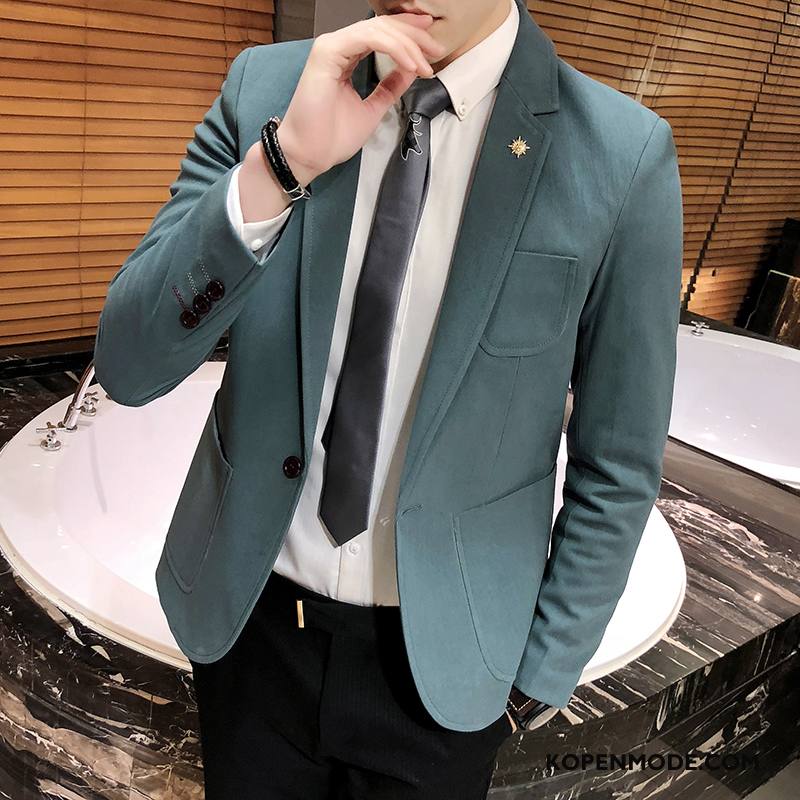 Blazer Heren Pak Nieuw Groen