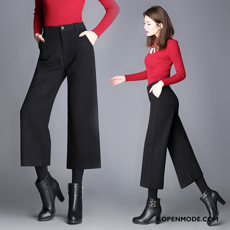 Broeken Dames Elegante Dunne Slim Fit 2018 Casual Mode Zwart