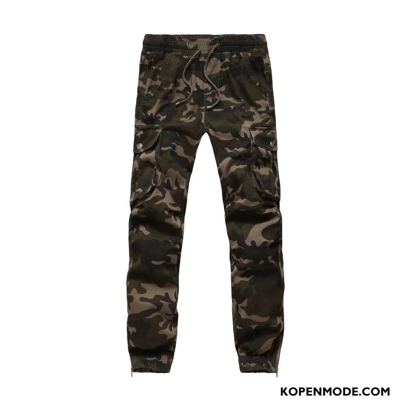 Broeken Heren 2018 Casual Mannen Jeugd Herfst Potlood Broek Legergroene Camouflage