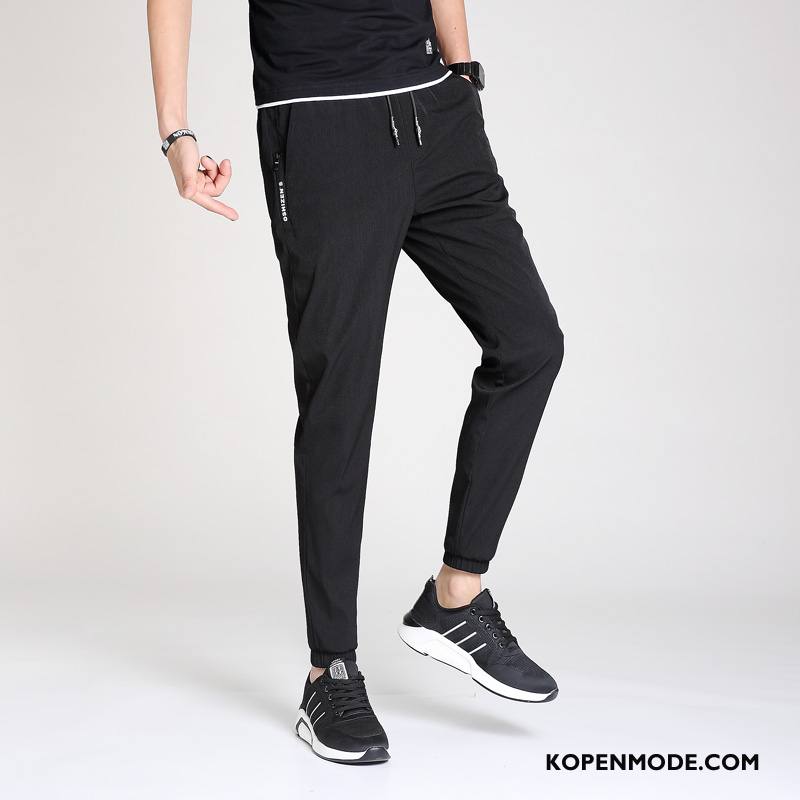 Broeken Heren Casual Broek Grote Maten Trend 2018 Mini Mannen Wit Zwart