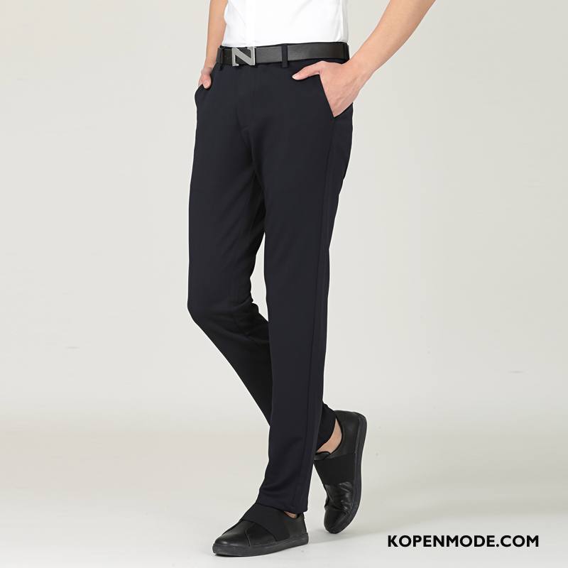 Broeken Heren Casual Broek Zwart