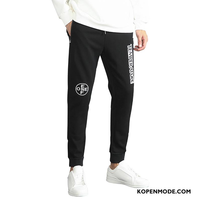 Broeken Heren Casual Joggingbroek Jeugd Slim Fit Nieuw Casual Broek Zwart