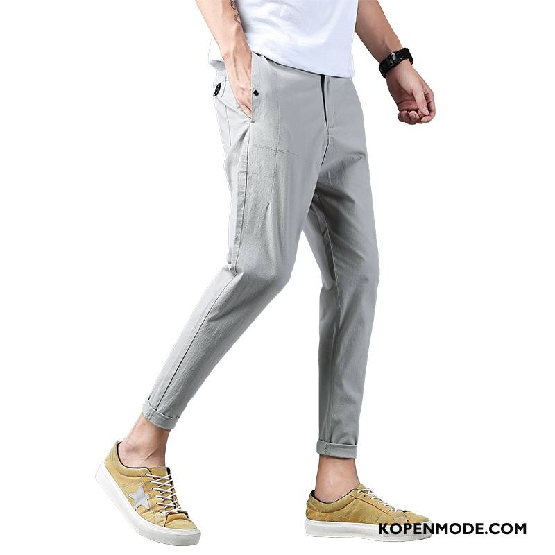 Broeken Heren Casual Mode Nieuw Zomer Joggingbroek Casual Broek Grijs