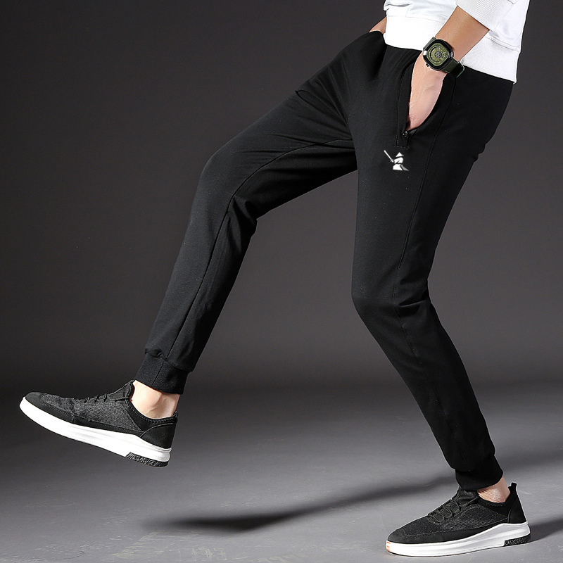 Broeken Heren Joggingbroek Mannen Mode Trend Nieuw Zwart