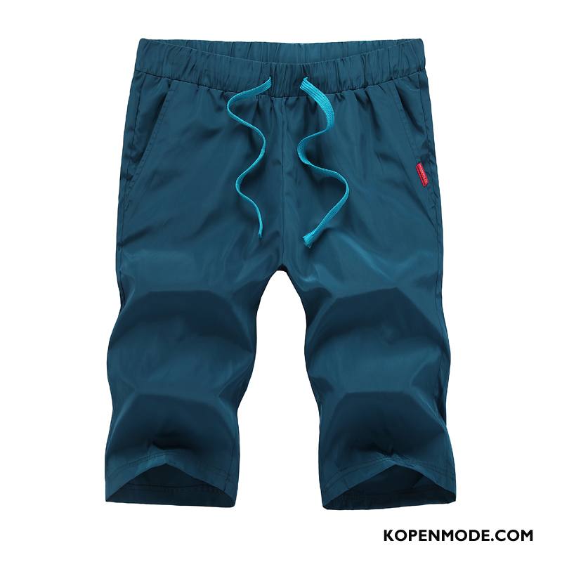 Broeken Heren Korte Broek Rechtdoor Slim Fit Nieuw Zomer Sport Donkergroen