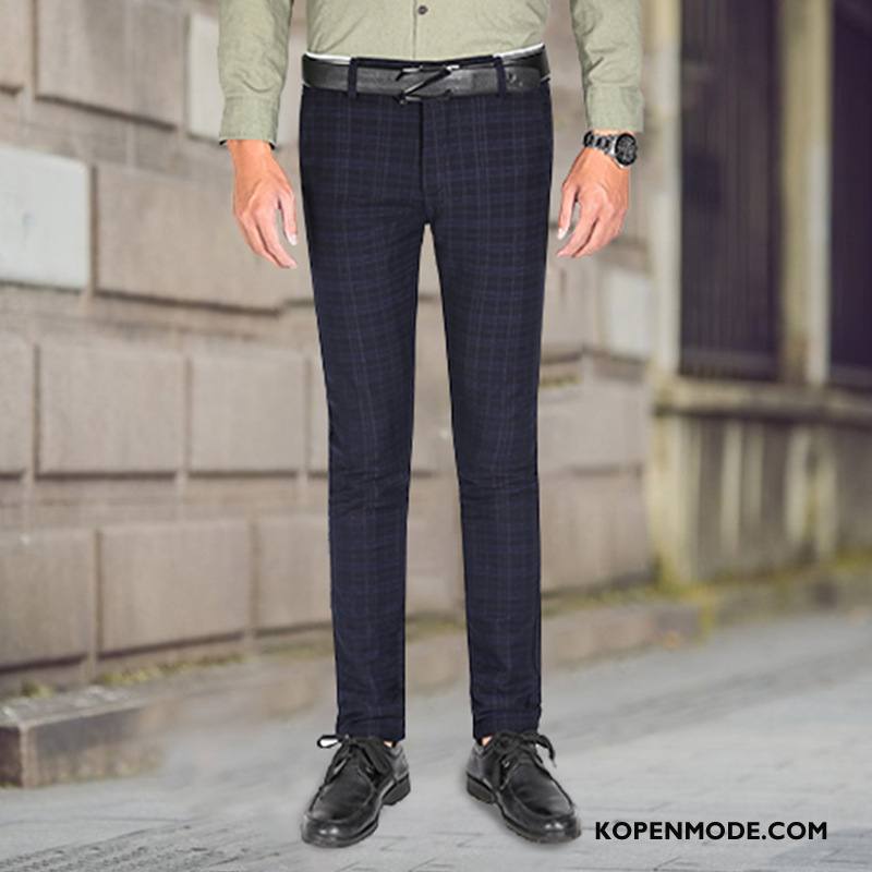 Broeken Heren Nieuw Casual Broek Jeugd Mid Taille Slim Fit Mannen