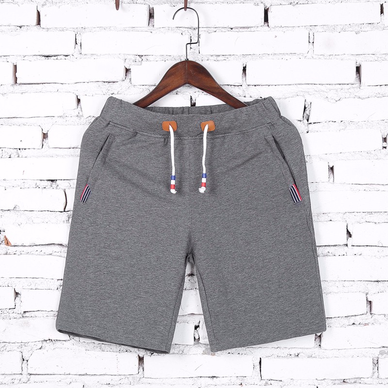 Broeken Heren Zomer Grote Maten Sport Mini Casual Broek Mannen Grijs Donker