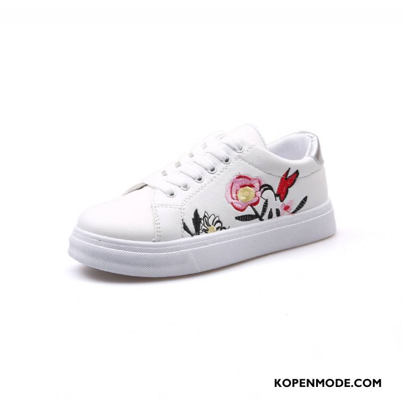 Casual Schoenen Dames Skateboard Schoenen 2018 Ronde Kop Vrouwen Alle Wedstrijden Plat Wit