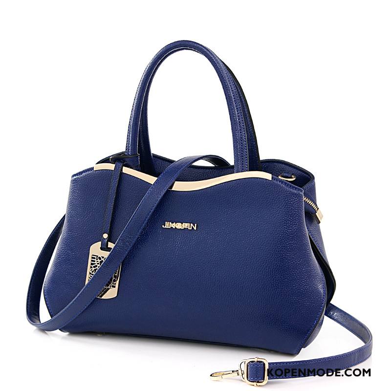 Handtas Dames Trend Eenvoudig Vrouwen Voorjaar Messenger Tas Schoudertas Blauw