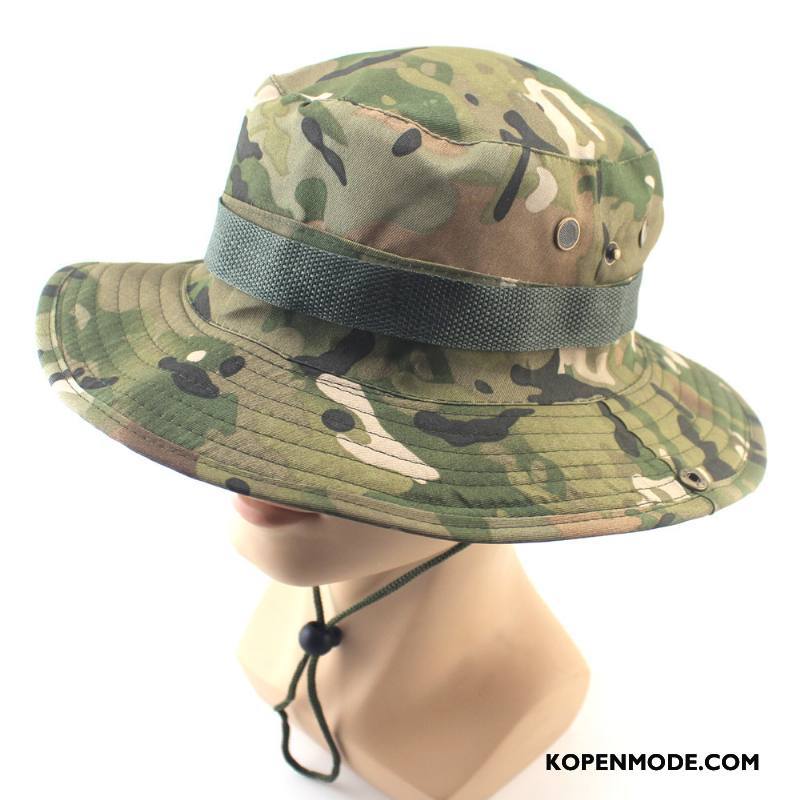 Hoeden Dames Vrouwen Mannen Vissersmuts Zonnebrandcrème Outdoor Alpinisme Camouflage