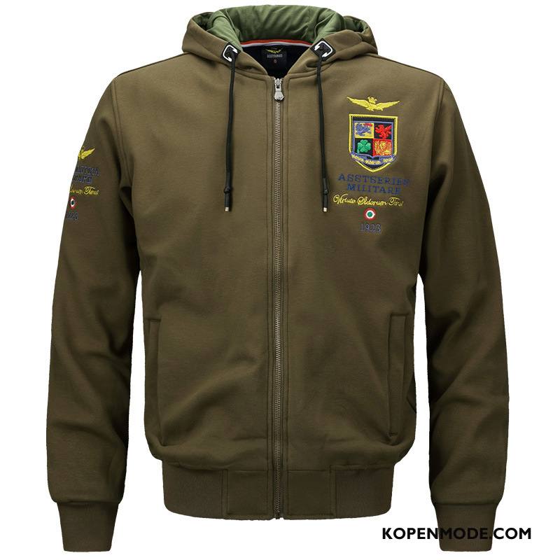 Hoodies Heren Jack Katoen Mannen Nieuw Casual Sport Legergroene