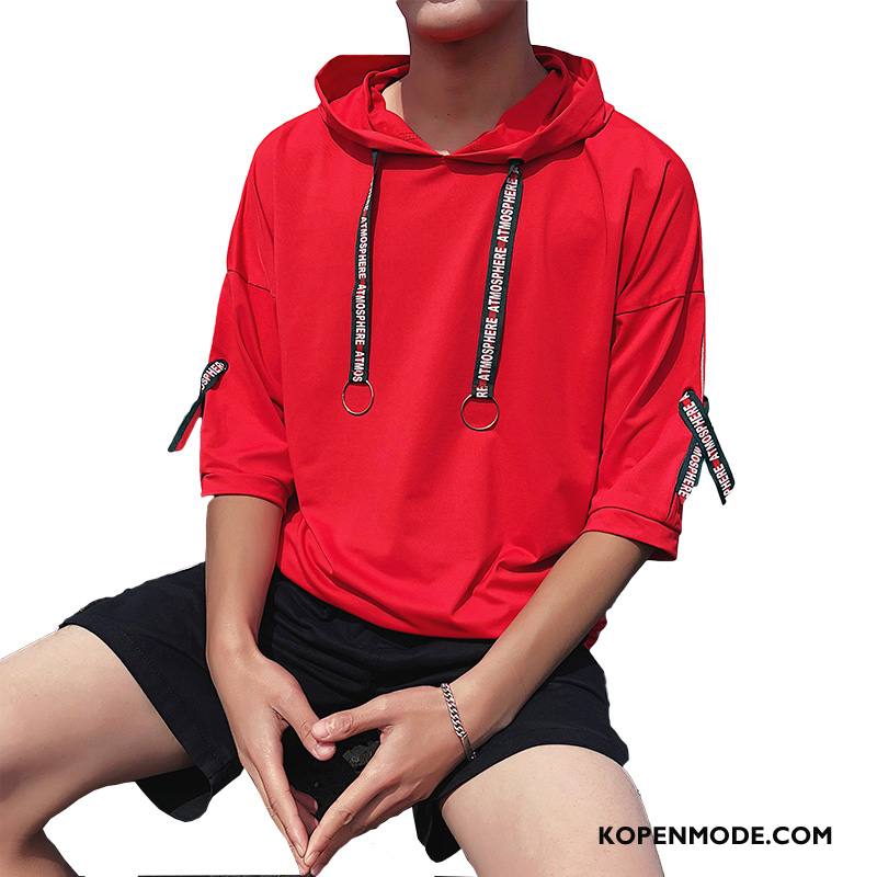 Hoodies Heren Lovers Effen Kleur Rood