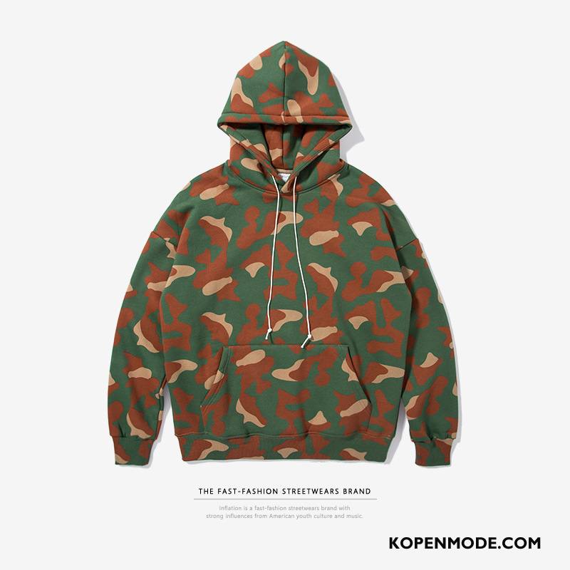 Hoodies Heren Plus Kasjmier 2018 Herfst Hoge Winter Mannen Camouflage