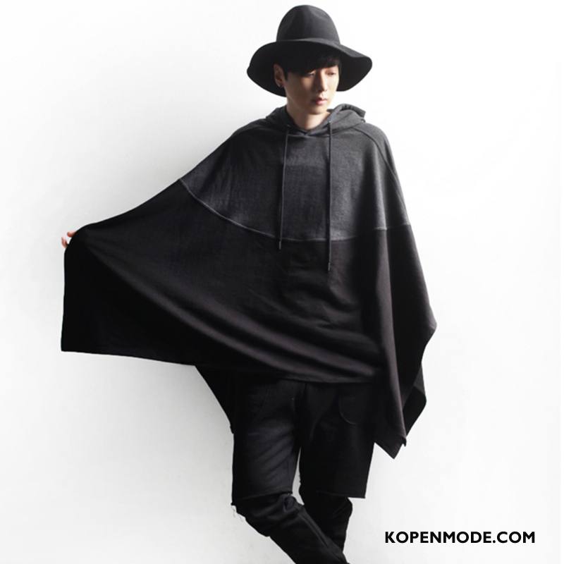 Hoodies Heren Populair Mode Trend Verbinding Jas Mannen Zwart Grijs