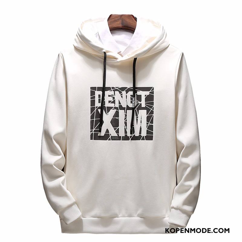 Hoodies Heren Trend Winter 2018 Mannen Herfst Losse Wit