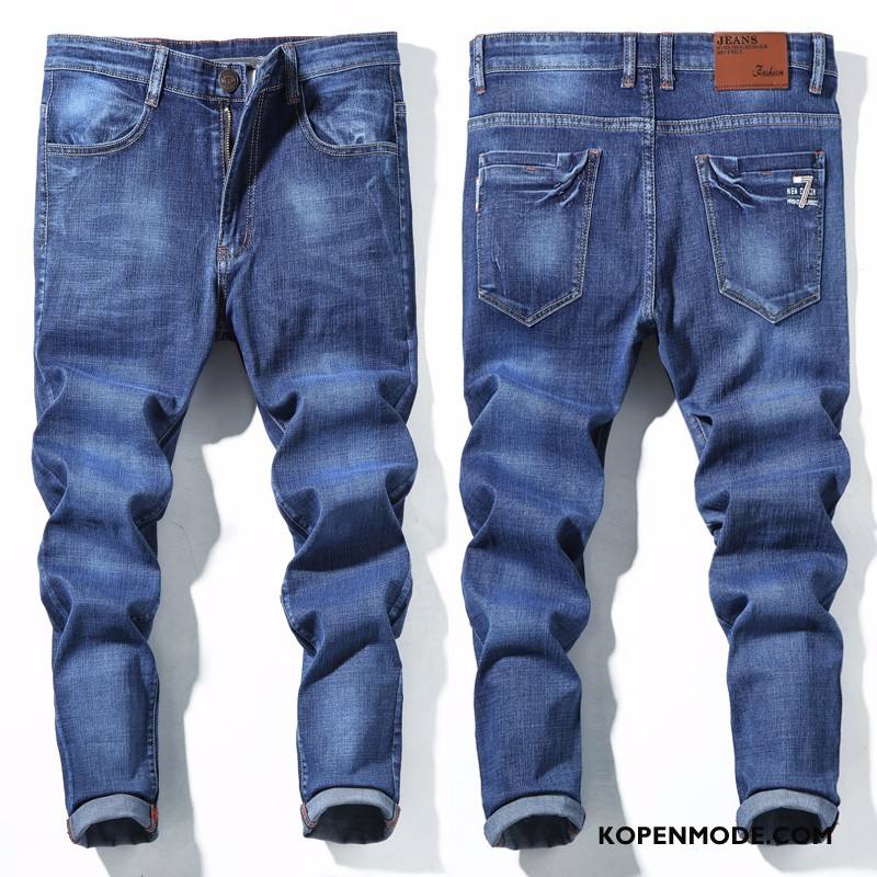 Jeans Heren Bedrijf Spijkerbroek Jeans Blauw