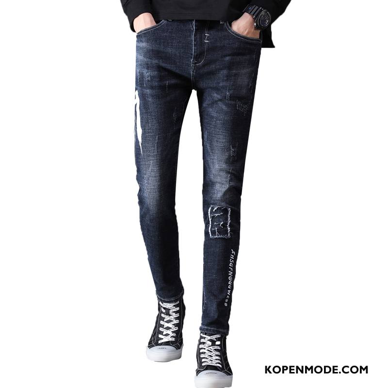 Jeans Heren Mode Trendy Merk Broek Denim Blauw