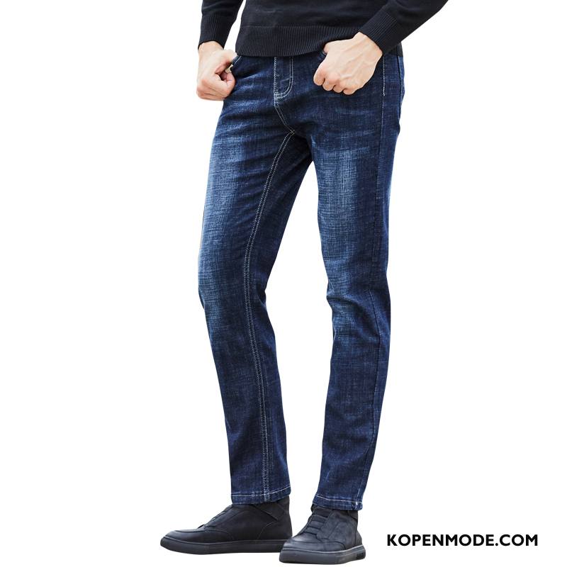 Jeans Heren Winter Herfst 2018 Spijkerbroek Jeans Blauw